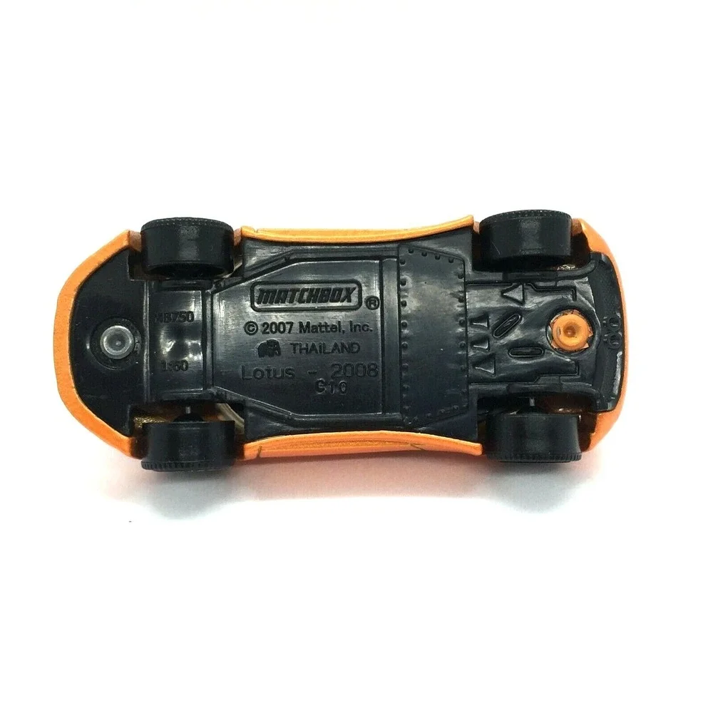Matchbox 2008 '08 Lotus Evora Car‎ Metal Flake Orange Die Cast 1/60 Loose MB750